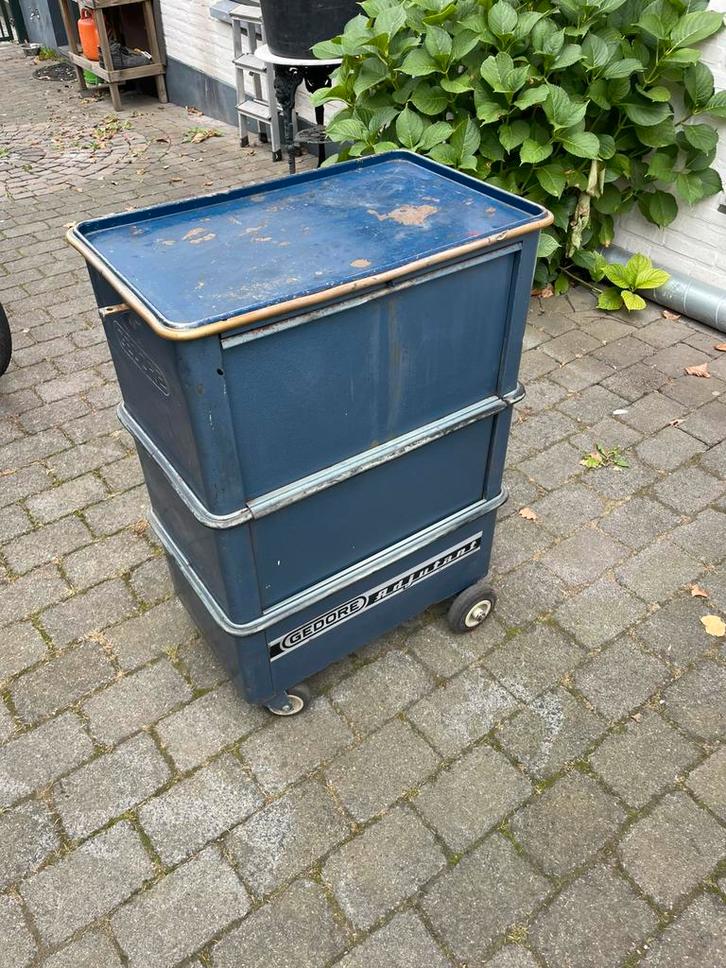 Gedore adjutant gereedschapwagen., Doe-het-zelf en Verbouw, Gereedschapskisten, Ophalen