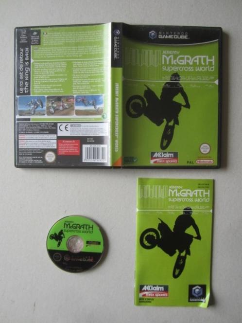 Jeremy McGrath Supercross Nintendo Gamecube, Spelcomputers en Games, Games | Nintendo GameCube, Racen en Vliegen, 1 speler, Vanaf 3 jaar