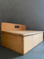Houten schoenpoetsdoos/opbergkistje!, Minder dan 50 cm, Minder dan 50 cm, Ophalen of Verzenden, Zo goed als nieuw
