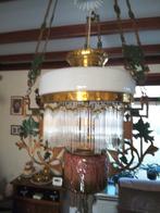 Grootmoeders Antieke Olielamp Hangend, Antiek en Kunst, Ophalen