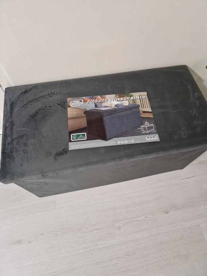 Opvouwbare opbergbox grijs, Huis en Inrichting, Woonaccessoires | Overige, Zo goed als nieuw, Ophalen