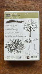 Stampin up Sheltering Tree, Hobby en Vrije tijd, Stempelen, Ophalen of Verzenden, Zo goed als nieuw, Clearstamp
