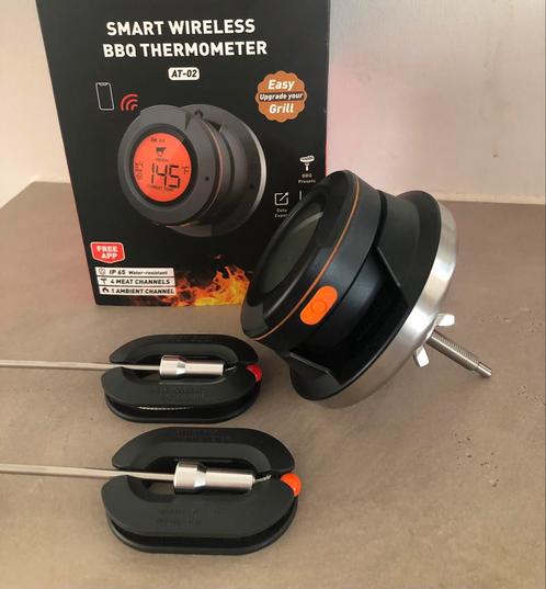 Draadloze BBQ Thermometer Grillen & Slow Cooking, Witgoed en Apparatuur, Overige Witgoed en Apparatuur, Nieuw, Ophalen of Verzenden