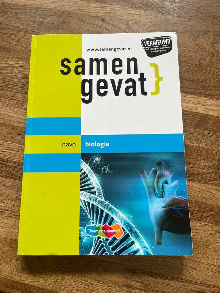 Samengevat havo Biologie, Boeken, Schoolboeken, Zo goed als nieuw, Biologie, HAVO, Ophalen of Verzenden