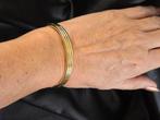 Goud op zilver design slavenarmband. 2026/22.