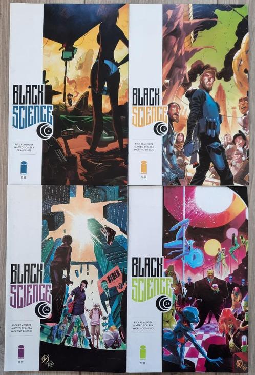 Image Black science 4 stuks no 4, 12, 25 en 26, 2014-2016, Boeken, Strips | Comics, Gelezen, Meerdere comics, Amerika, Ophalen of Verzenden