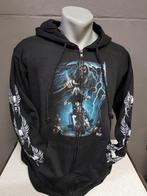 Zwart vest, Skull, Reaper, printvest, Ophalen of Verzenden, Nieuw, Overige maten, Zwart
