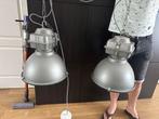 Industriële Hanglampen - Set van 2, Huis en Inrichting, Lampen | Hanglampen, Ophalen of Verzenden, Gebruikt, Metaal, 50 tot 75 cm