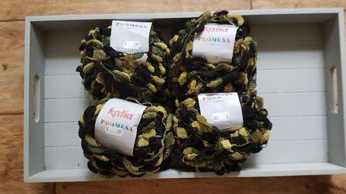 4 bollen Promesa van Katia, Hobby en Vrije tijd, Breien en Haken, Nieuw, Breien of Haken, Wol of Garen, Ophalen of Verzenden