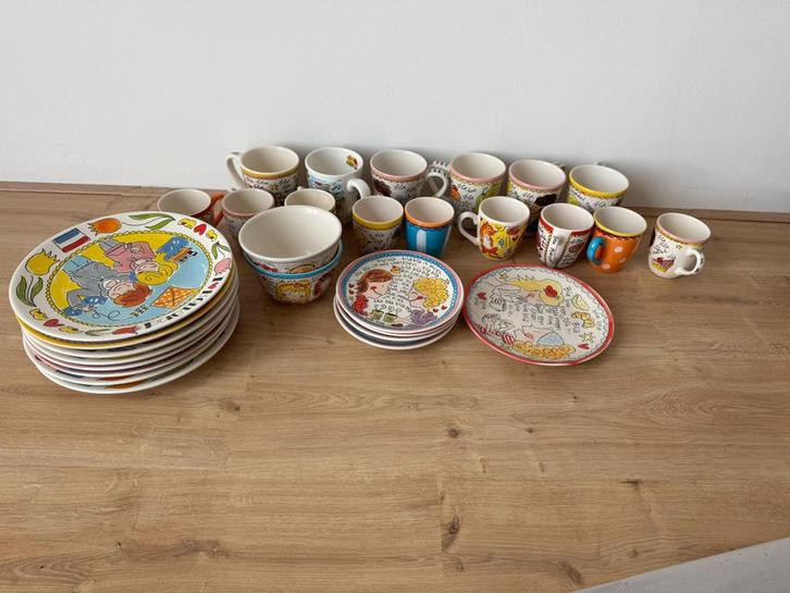 Grote set Blond Amsterdam servies gebruikt, Huis en Inrichting, Keuken | Servies, Gebruikt, Blond Amsterdam, Ophalen