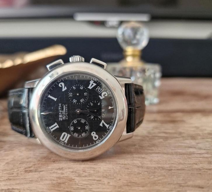 N.O.S  Zenith El Primero Port Royal, Sieraden, Tassen en Uiterlijk, Horloges | Heren, Nieuw, Overige merken, Staal, Ophalen of Verzenden