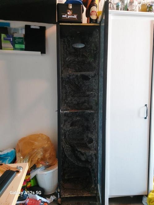 Mooi hoog terrarium 180x45x45 cm, Dieren en Toebehoren, Reptielen en Amfibieën | Toebehoren, Gebruikt, Terrarium of Paludarium