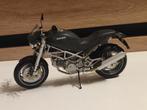 Minichamps: Ducati Monster - zwart/grijs, Ophalen of Verzenden, Zo goed als nieuw, 1:9 t/m 1:12, Motor