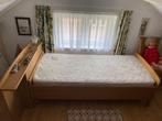 Eénpersoonsbed, Huis en Inrichting, Ophalen, 90 cm, Eenpersoons, Bruin