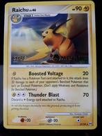 pokemon promo prerelease raichu STAFF, Verzenden, Zo goed als nieuw, Losse kaart