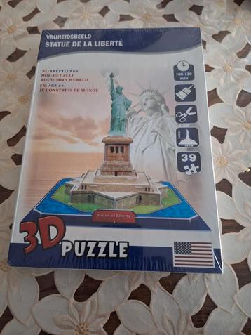 3D Vrijheidsbeeld Statue De La Liberte. Nieuw In Verpakking. beschikbaar voor biedingen