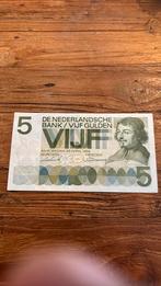 5 gulden replacement Vondel 1, Postzegels en Munten, Bankbiljetten | Nederland, Verzenden