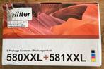 multipack met Canon PGI-580XL en CLI-581XL inktcartridges, Computers en Software, Ophalen of Verzenden, Zo goed als nieuw