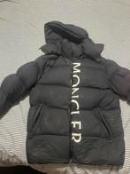 GEBRUIKT: Originele Moncler winterjas + schoenen, Moncler, Blauw, Ophalen of Verzenden, Gedragen