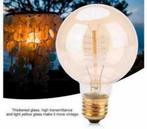 2x Spiraal lamp 80x120 E27 vintage 40W deco LED evt 48 stuks, 30 tot 60 watt, Led-lamp, Soft of Flame, Nieuw