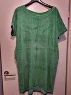 Groene oversized jurk velours, Ophalen of Verzenden, Zo goed als nieuw, Groen, Jurk