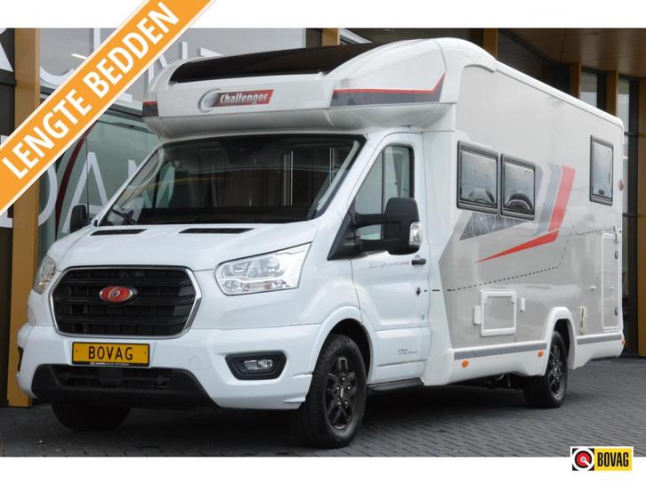 Challenger Graphite Premium 337 GA, Caravans en Kamperen, Campers, Bedrijf, tot en met 4, Challenger, Ford, Diesel, Automaat, Cassettetoilet