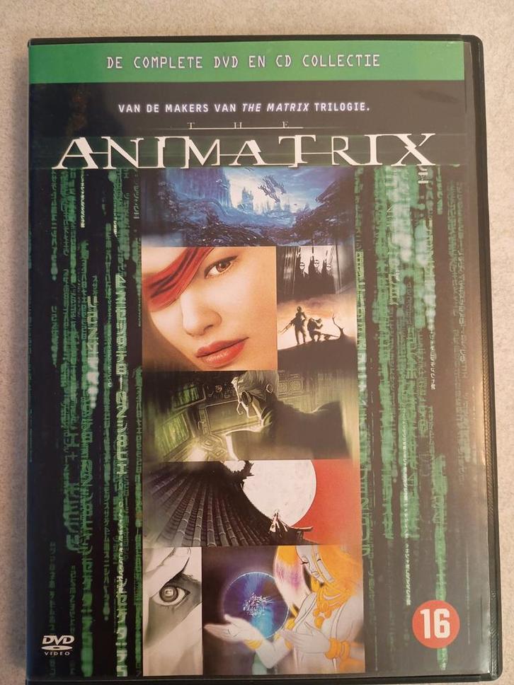 Animatrix CD-DVD Special Set, Cd's en Dvd's, Dvd's | Actie, Zo goed als nieuw, Actie, Boxset, Vanaf 16 jaar, Ophalen of Verzenden