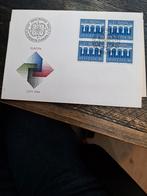 FDC Zwitserland Europa 1984 onbeschreven blokje van 4, Ophalen of Verzenden, Onbeschreven, Europa