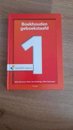 Boekhouden geboekstaafd 1 + opgaven en uitwerkingen, Overige wetenschappen, Ophalen of Verzenden, Zo goed als nieuw, Wim Broerse, Derk Jan Heslinga, Wim Schauten
