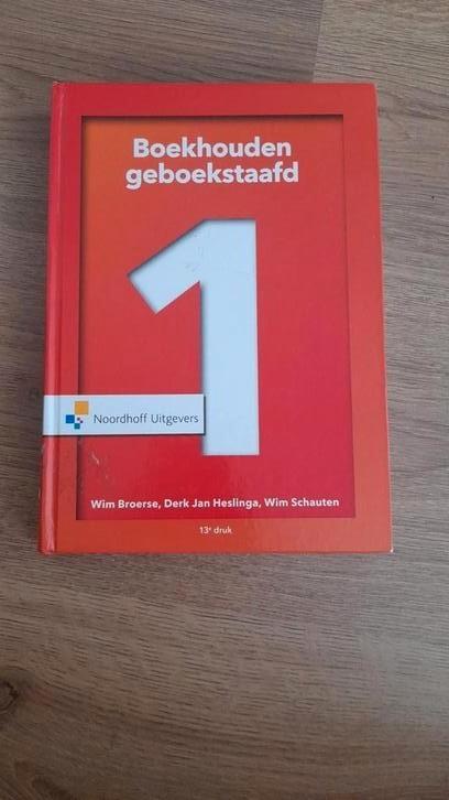 Boekhouden geboekstaafd 1 + opgaven en uitwerkingen, Boeken, Wetenschap, Zo goed als nieuw, Overige wetenschappen, Ophalen of Verzenden