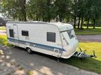 Mooie Hobby 560kmfe deluxe easy VAKANTIEKLAAR!, Caravans en Kamperen, Caravans, Rondzit, Hobby, Particulier, Luifel