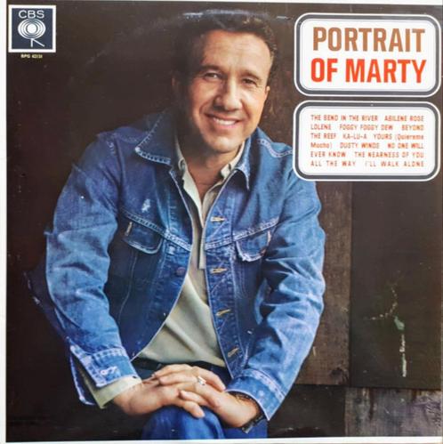 Ruil of koop Marty Robbins Portrait of Marty (LP CBS UK), Cd's en Dvd's, Vinyl | Country en Western, Gebruikt, 12 inch, Ophalen of Verzenden