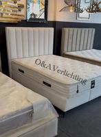 Boxspring - Comfortabel Slapen! In verschillende maten en kl, Beige, Ophalen of Verzenden, 200 cm, Stof