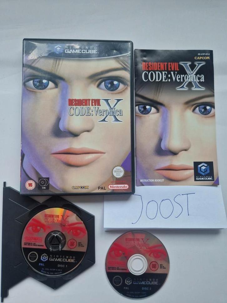 Resident Evil Code: Veronica X Gamecube compleet UKV, Spelcomputers en Games, Games | Nintendo GameCube, Zo goed als nieuw, Role Playing Game (Rpg)