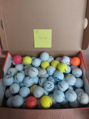 100 gebruikte golfballen, diverse merken (3) beschikbaar voor biedingen