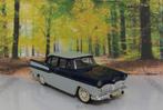 1:43 Simca Vedette Chambord; 4-door saloon 1958 Norev 574000, Hobby en Vrije tijd, Modelauto's | 1:43, Ophalen of Verzenden, Zo goed als nieuw