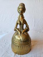 Antieke messing Tafelbel Dame - Vintage, Ophalen of Verzenden, Koper