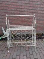 metalen wijnrek tafeltje wijnglas hangers sediamol horeca, Ophalen, Gebruikt, 15 tot 25 flessen, Metaal