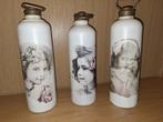 3x Vintage kruiken  met Decoupage, Ophalen of Verzenden