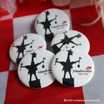 Button Tullepetaonestad, Verzamelen, Speldjes, Pins en Buttons, Ophalen, Nieuw, Overige onderwerpen, Button