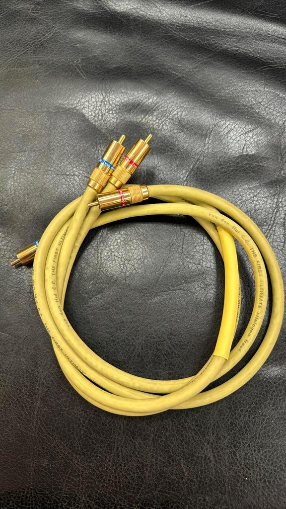 Van den Hul the First Ultimate C.C. Interlink, Audio, Tv en Foto, Audiokabels en Televisiekabels, Refurbished, Interlink-kabel