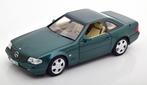 Mercedes-Benz SL500 1999 (R129) Groen Metallic 1-18 Norev, Hobby en Vrije tijd, Modelauto's | 1:18, Www.norev.fr, Auto, Norev