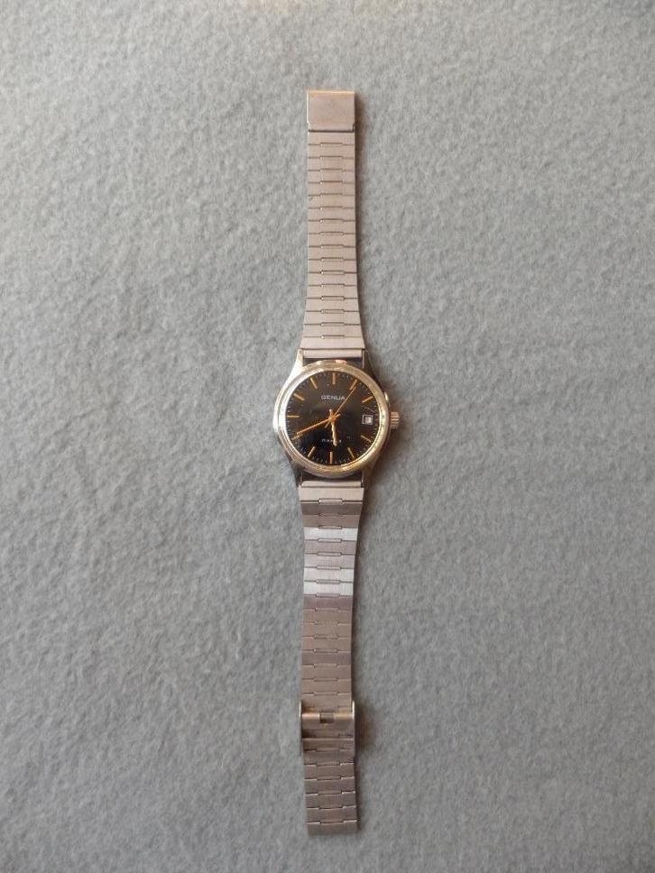 Vintage horloges, Sieraden, Tassen en Uiterlijk, Horloges | Heren, Gebruikt, Polshorloge, Overige merken, Staal, Staal, Ophalen of Verzenden