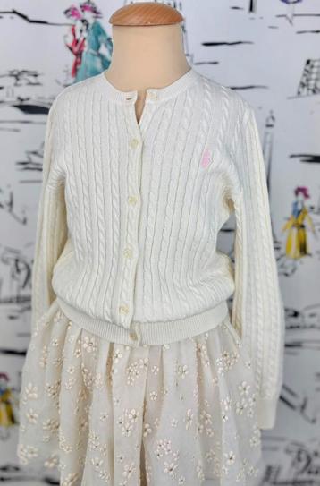 Ralph Lauren crèmewit mini kabelvestje maat 7 beschikbaar voor biedingen