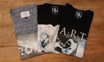 3 t-shirts (1 Revelation - 2 Non Grada), Ophalen of Verzenden, Zo goed als nieuw, Zwart