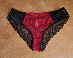 Kanten slip maat L in de kleuren rood zwart nieuw, Ophalen of Verzenden, Rood, Slip