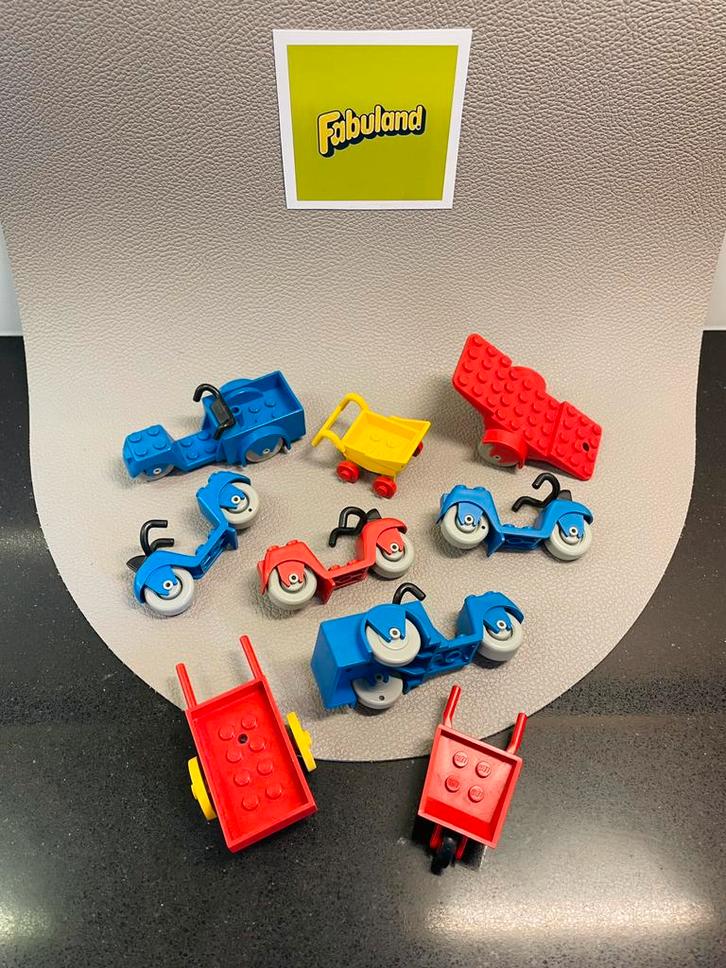 Lego Fabuland | Set Voertuigen 7 x, Kinderen en Baby's, Speelgoed | Duplo en Lego, Zo goed als nieuw, Ophalen of Verzenden