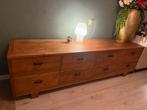 Groot dressoir / tv meubel teakhout, Ophalen of Verzenden, Zo goed als nieuw, 200 cm of meer, Minder dan 100 cm