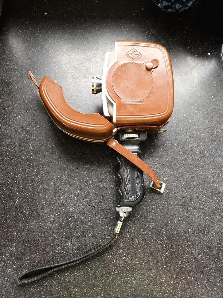 Vintage Agfa Movex 88 Filmcamera in originele leren case, Audio, Tv en Foto, Videocamera's Analoog, Camera, 8mm, Ophalen of Verzenden