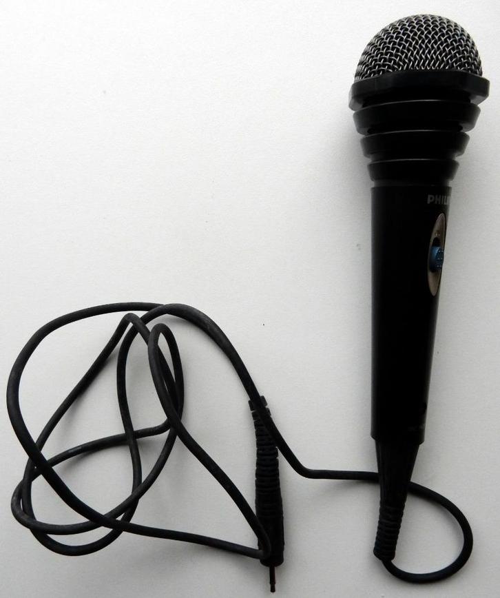 Microfoon - Philips SBCMD110, Muziek en Instrumenten, Microfoons, Zo goed als nieuw, Zangmicrofoon, Verzenden